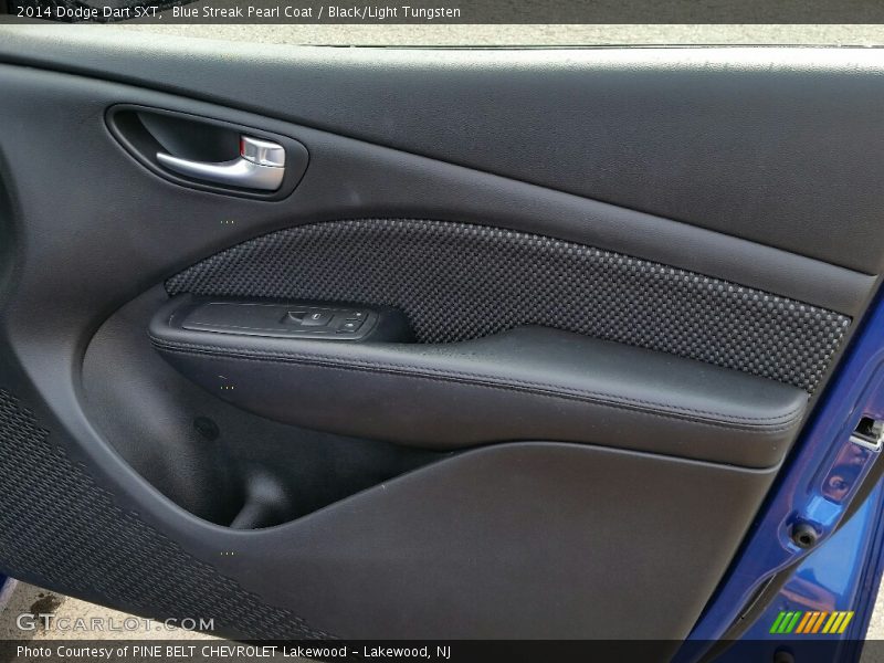 Blue Streak Pearl Coat / Black/Light Tungsten 2014 Dodge Dart SXT