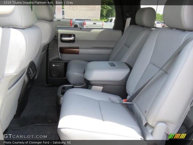 Black / Gray 2016 Toyota Sequoia Platinum 4x4