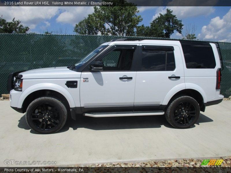 Yulong White Metallic / Ebony/Ebony 2016 Land Rover LR4 HSE