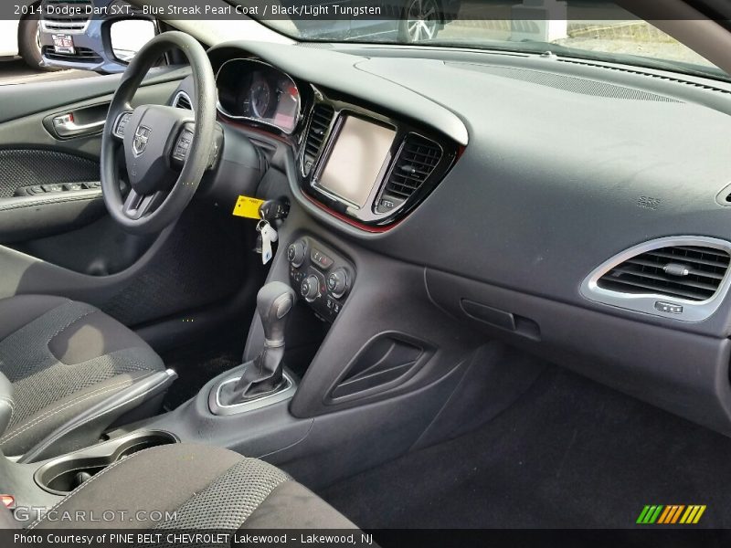 Blue Streak Pearl Coat / Black/Light Tungsten 2014 Dodge Dart SXT