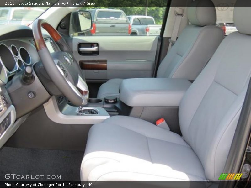 Black / Gray 2016 Toyota Sequoia Platinum 4x4