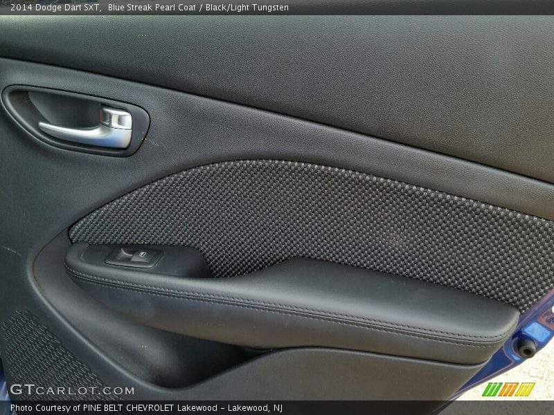 Blue Streak Pearl Coat / Black/Light Tungsten 2014 Dodge Dart SXT