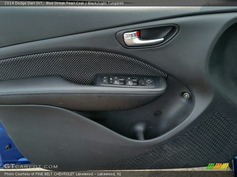 Blue Streak Pearl Coat / Black/Light Tungsten 2014 Dodge Dart SXT