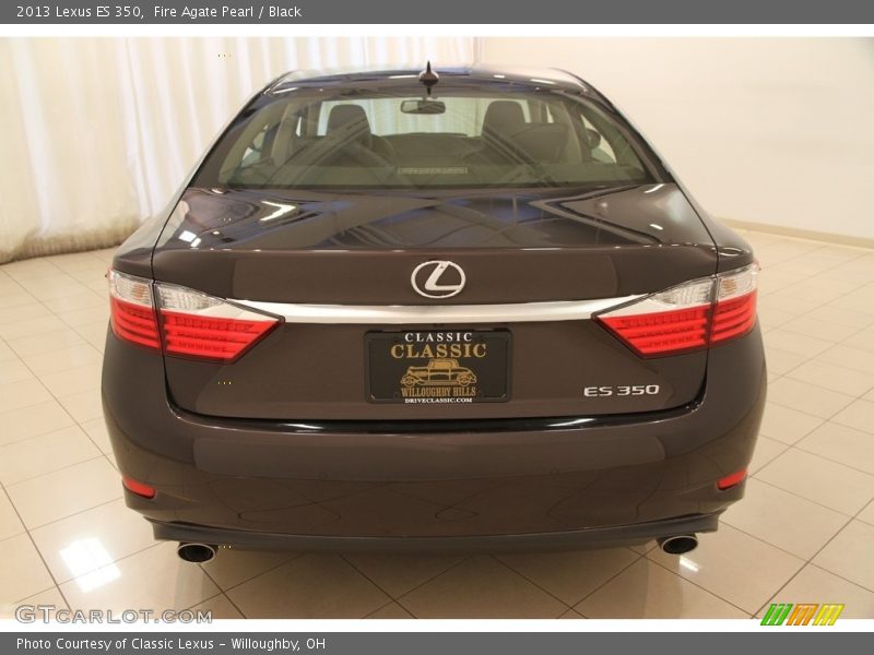 Fire Agate Pearl / Black 2013 Lexus ES 350