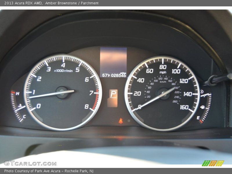 Amber Brownstone / Parchment 2013 Acura RDX AWD