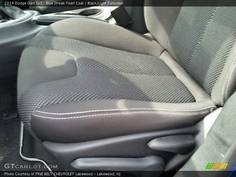 Blue Streak Pearl Coat / Black/Light Tungsten 2014 Dodge Dart SXT