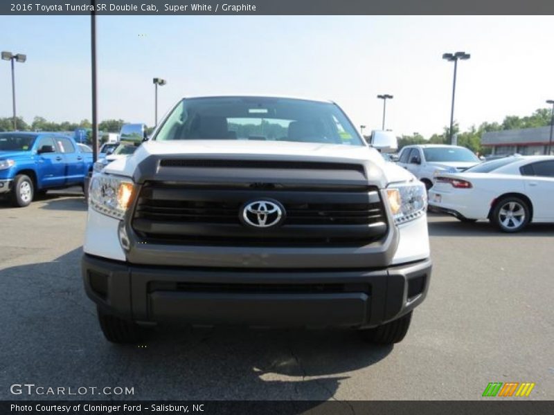 Super White / Graphite 2016 Toyota Tundra SR Double Cab