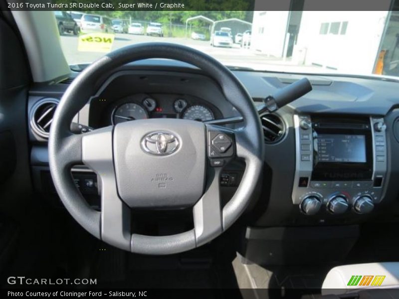 Super White / Graphite 2016 Toyota Tundra SR Double Cab