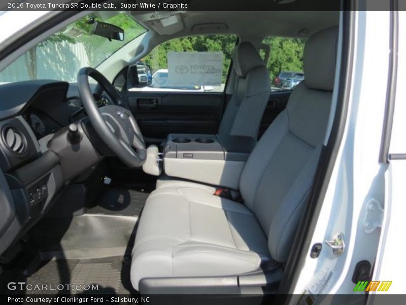 Super White / Graphite 2016 Toyota Tundra SR Double Cab