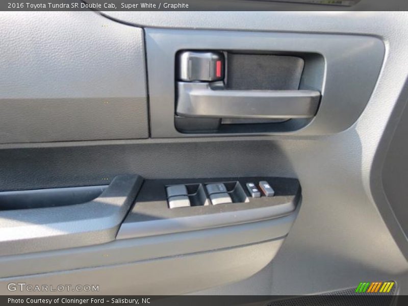 Super White / Graphite 2016 Toyota Tundra SR Double Cab