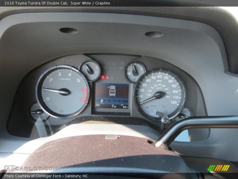 Super White / Graphite 2016 Toyota Tundra SR Double Cab