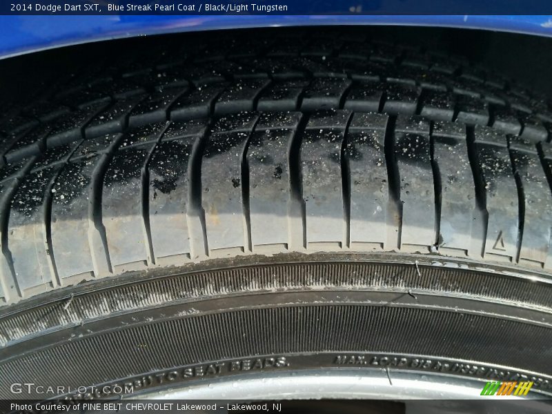 Blue Streak Pearl Coat / Black/Light Tungsten 2014 Dodge Dart SXT
