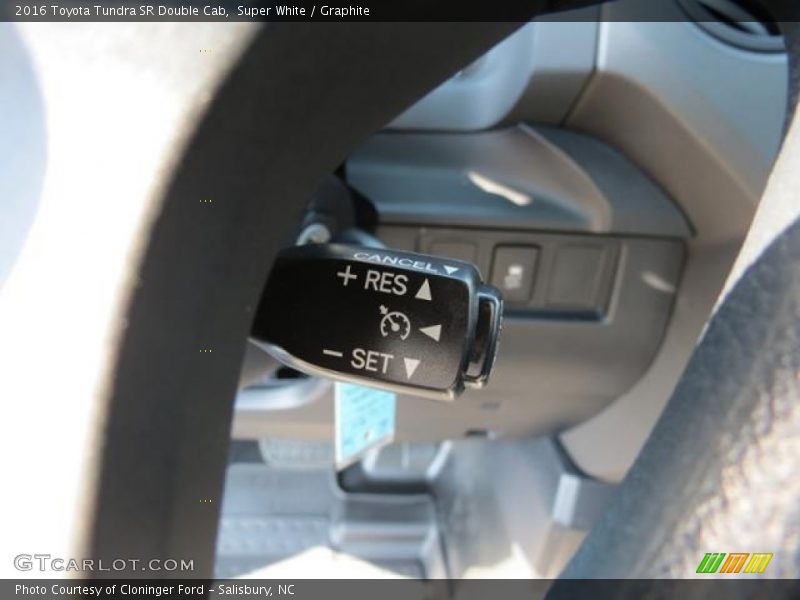 Super White / Graphite 2016 Toyota Tundra SR Double Cab