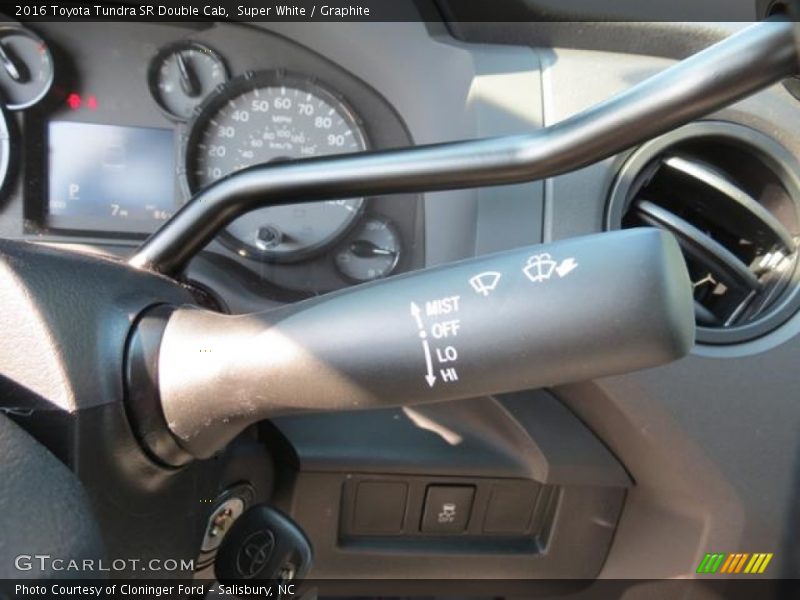 Super White / Graphite 2016 Toyota Tundra SR Double Cab