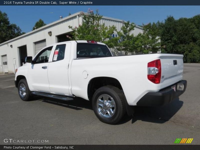 Super White / Graphite 2016 Toyota Tundra SR Double Cab