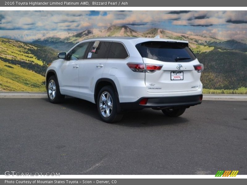 Blizzard Pearl / Ash 2016 Toyota Highlander Limited Platinum AWD