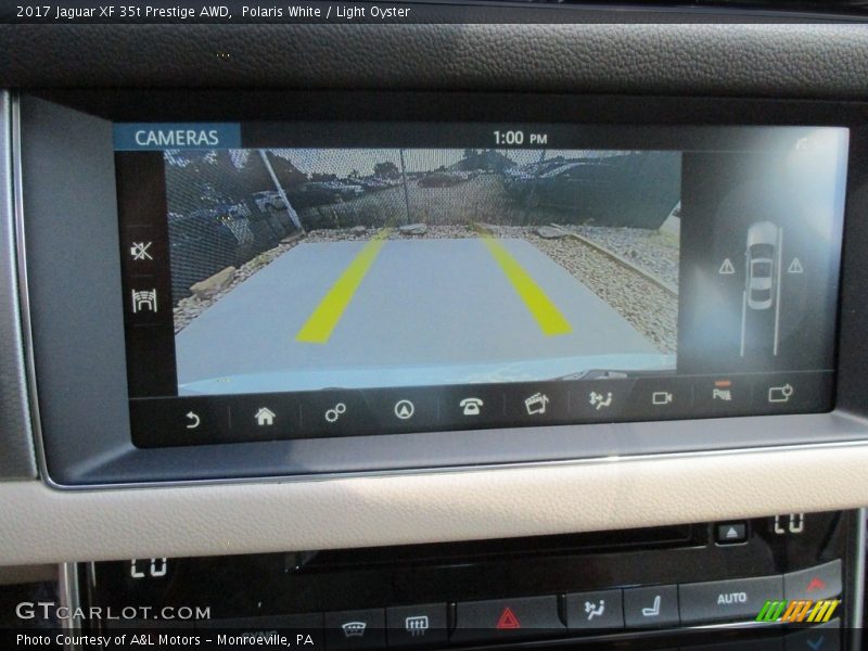 Polaris White / Light Oyster 2017 Jaguar XF 35t Prestige AWD