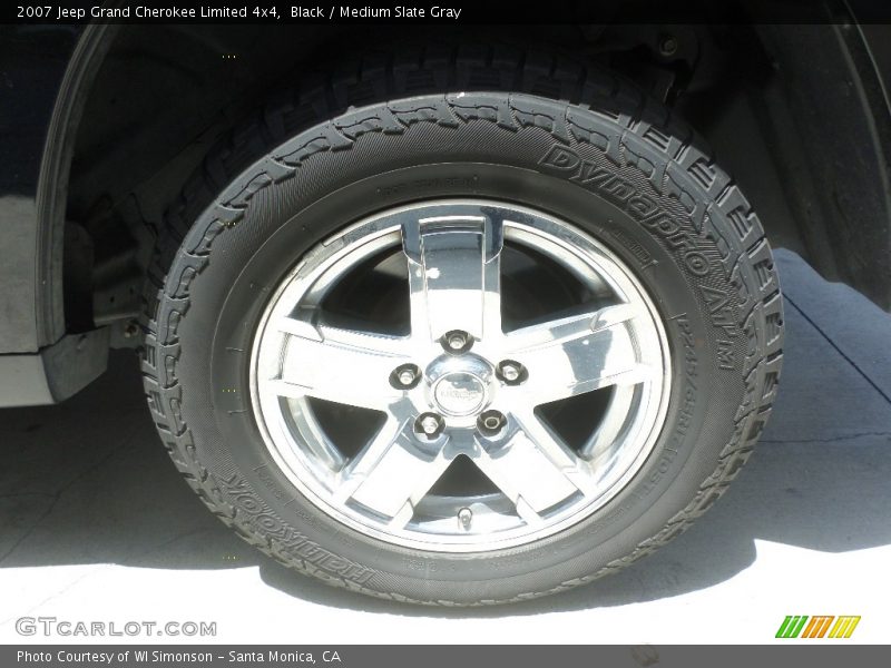Black / Medium Slate Gray 2007 Jeep Grand Cherokee Limited 4x4