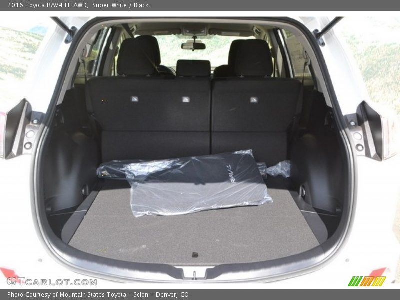 Super White / Black 2016 Toyota RAV4 LE AWD