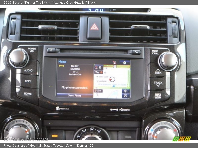 Magnetic Gray Metallic / Black 2016 Toyota 4Runner Trail 4x4