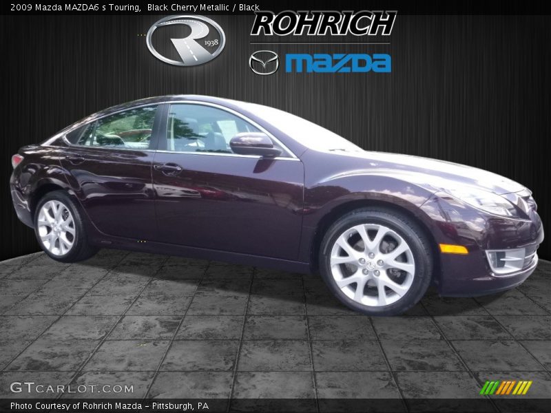 Black Cherry Metallic / Black 2009 Mazda MAZDA6 s Touring