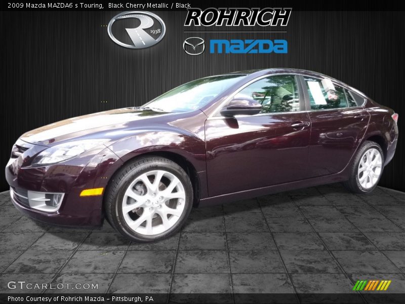 Black Cherry Metallic / Black 2009 Mazda MAZDA6 s Touring