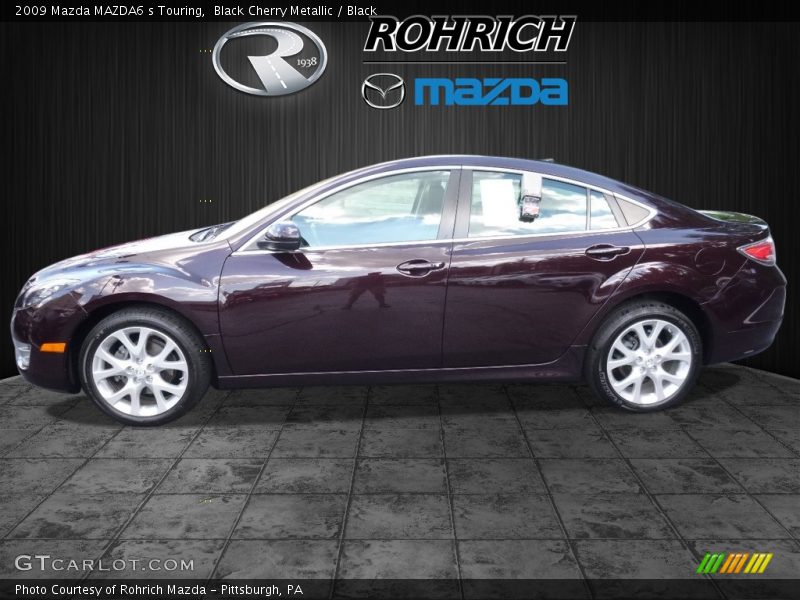 Black Cherry Metallic / Black 2009 Mazda MAZDA6 s Touring