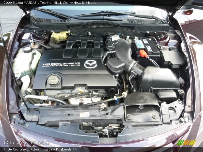 Black Cherry Metallic / Black 2009 Mazda MAZDA6 s Touring