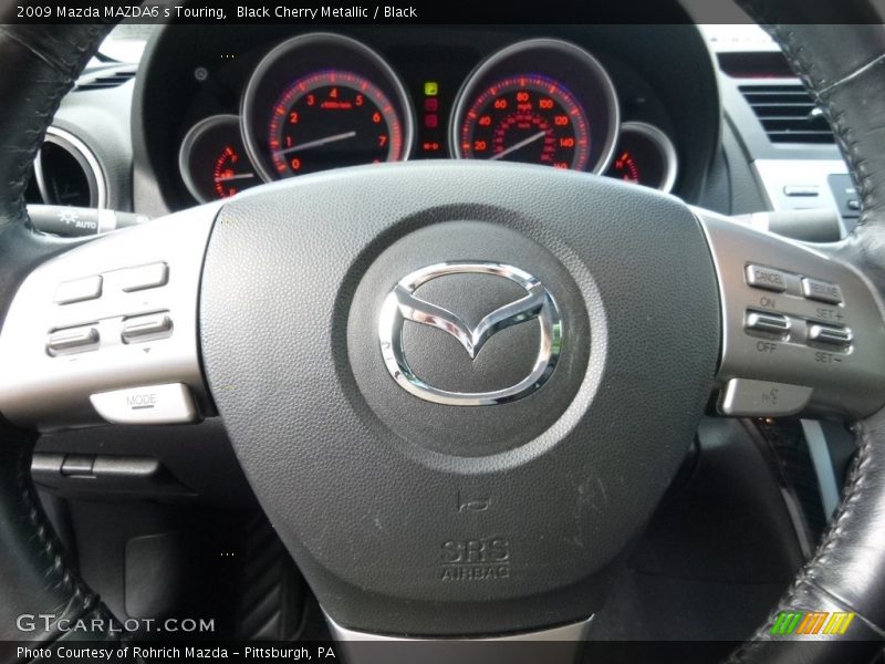 Black Cherry Metallic / Black 2009 Mazda MAZDA6 s Touring