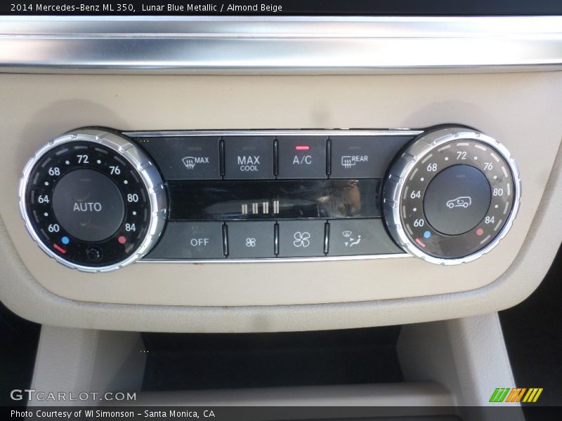 Lunar Blue Metallic / Almond Beige 2014 Mercedes-Benz ML 350