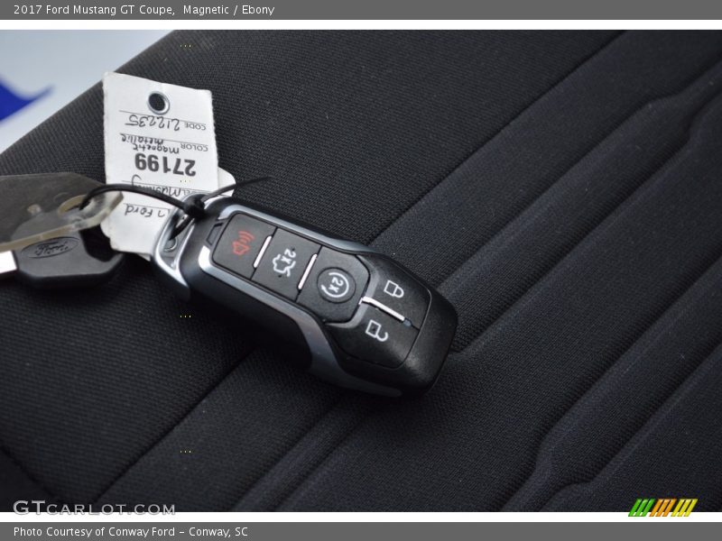 Magnetic / Ebony 2017 Ford Mustang GT Coupe