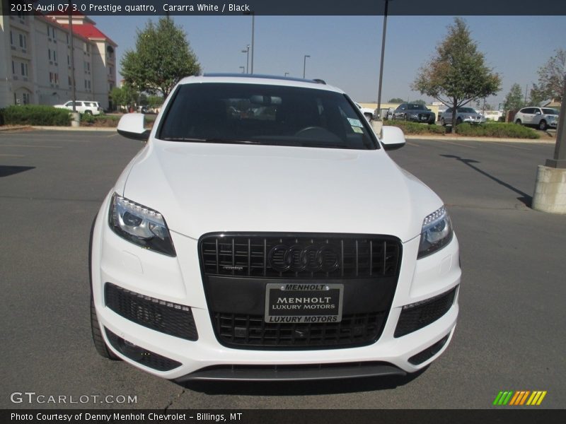 Cararra White / Black 2015 Audi Q7 3.0 Prestige quattro