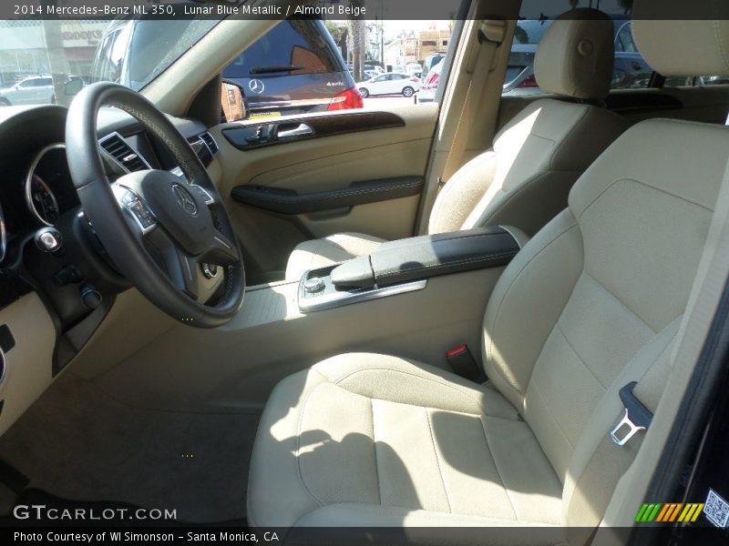 Lunar Blue Metallic / Almond Beige 2014 Mercedes-Benz ML 350