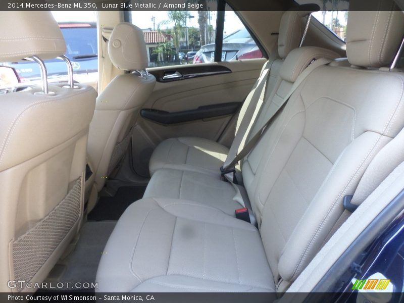 Lunar Blue Metallic / Almond Beige 2014 Mercedes-Benz ML 350