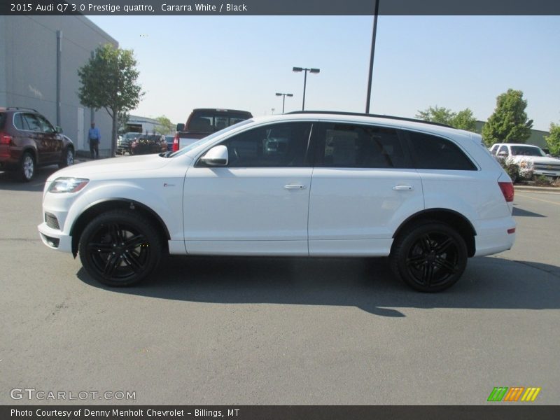 Cararra White / Black 2015 Audi Q7 3.0 Prestige quattro