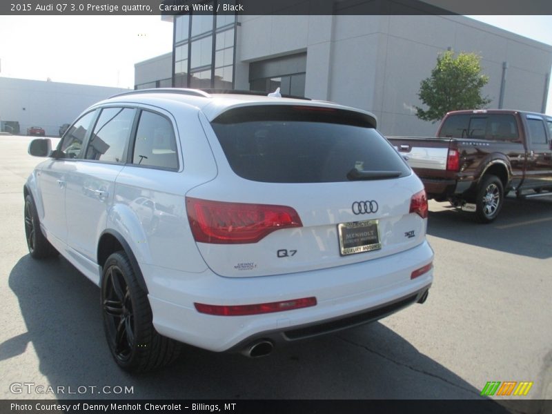 Cararra White / Black 2015 Audi Q7 3.0 Prestige quattro