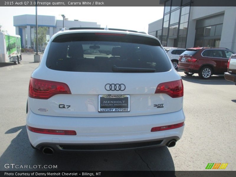 Cararra White / Black 2015 Audi Q7 3.0 Prestige quattro