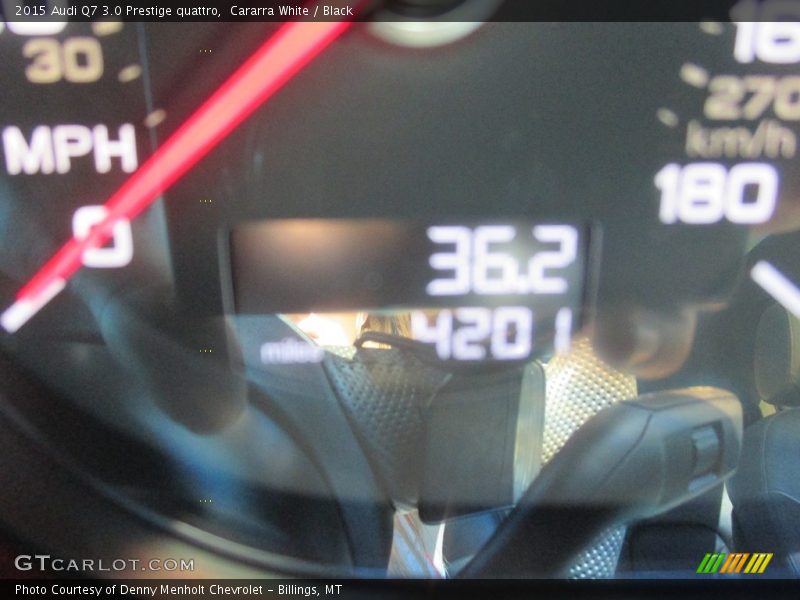 Cararra White / Black 2015 Audi Q7 3.0 Prestige quattro