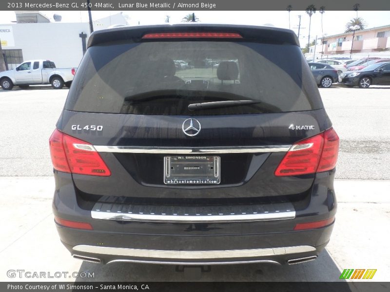 Lunar Blue Metallic / Almond Beige 2013 Mercedes-Benz GL 450 4Matic