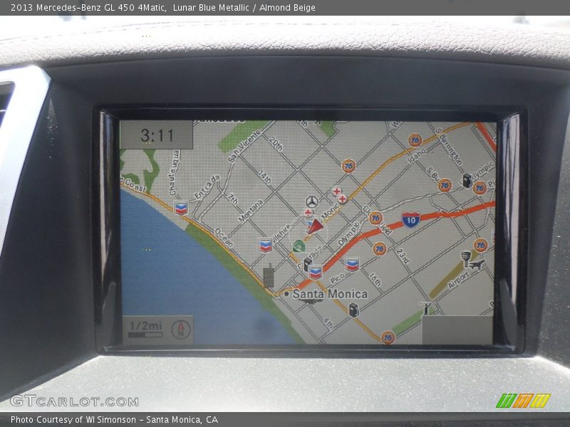 Lunar Blue Metallic / Almond Beige 2013 Mercedes-Benz GL 450 4Matic