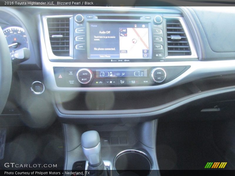 Blizzard Pearl / Black 2016 Toyota Highlander XLE