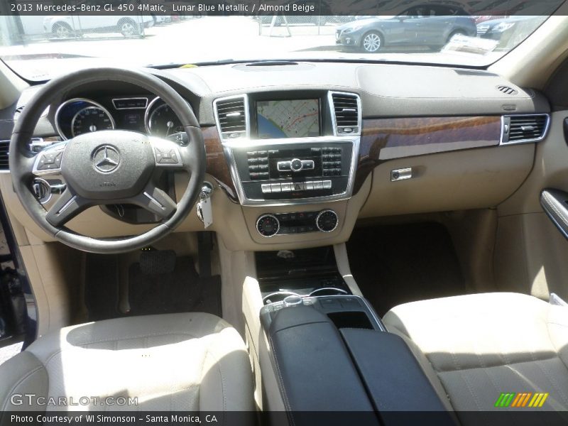 Lunar Blue Metallic / Almond Beige 2013 Mercedes-Benz GL 450 4Matic