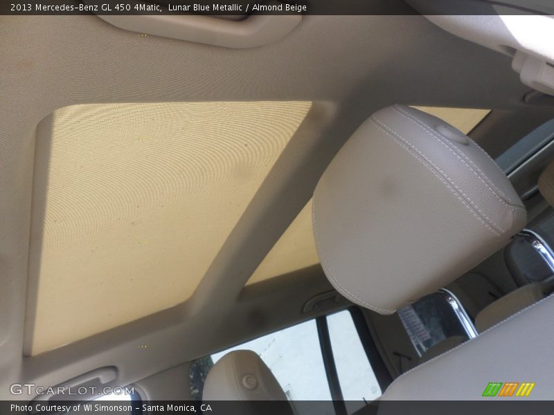 Lunar Blue Metallic / Almond Beige 2013 Mercedes-Benz GL 450 4Matic