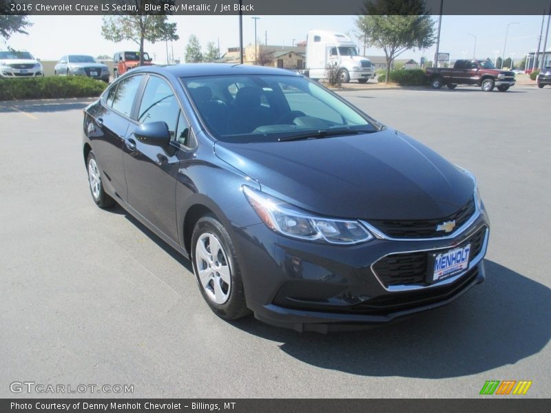 Blue Ray Metallic / Jet Black 2016 Chevrolet Cruze LS Sedan