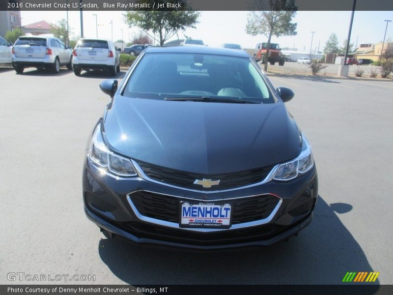Blue Ray Metallic / Jet Black 2016 Chevrolet Cruze LS Sedan
