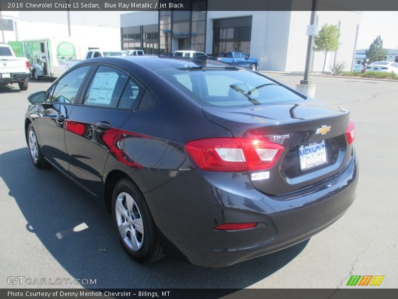 Blue Ray Metallic / Jet Black 2016 Chevrolet Cruze LS Sedan