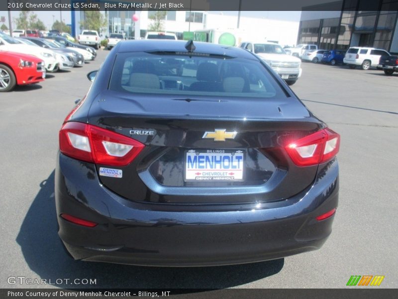 Blue Ray Metallic / Jet Black 2016 Chevrolet Cruze LS Sedan
