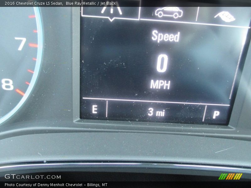Blue Ray Metallic / Jet Black 2016 Chevrolet Cruze LS Sedan