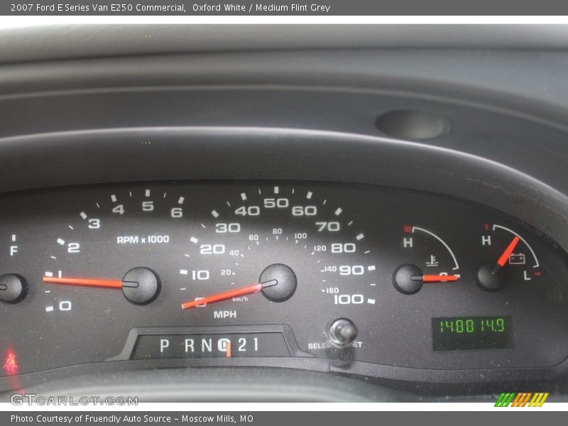 Oxford White / Medium Flint Grey 2007 Ford E Series Van E250 Commercial