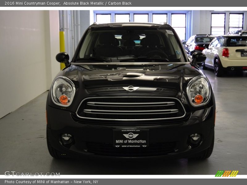 Absolute Black Metallic / Carbon Black 2016 Mini Countryman Cooper